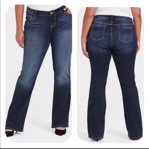 torrid Denim - NWT Torrid Dark Wash Relaxed Bootcut Bayou Jeans  size 20 Short